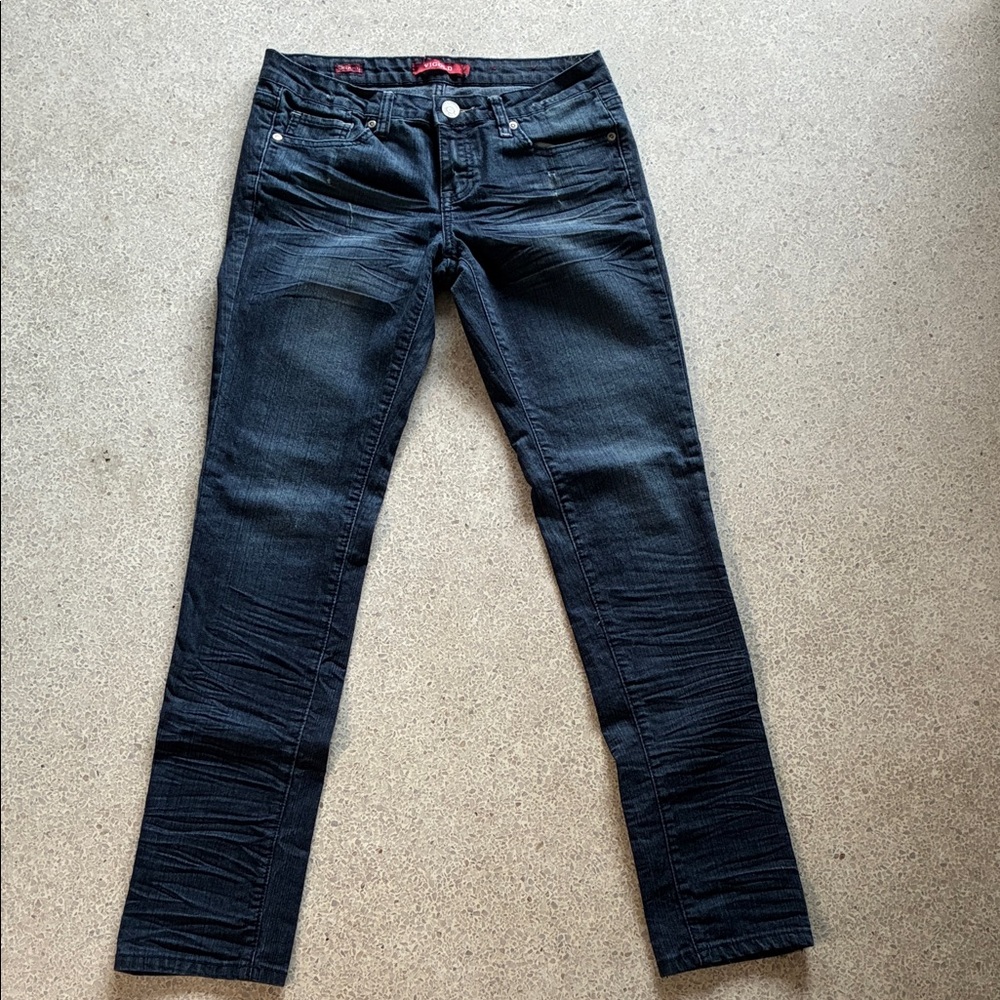 Dark Wash Denim Jeans- size 3/4 (27)